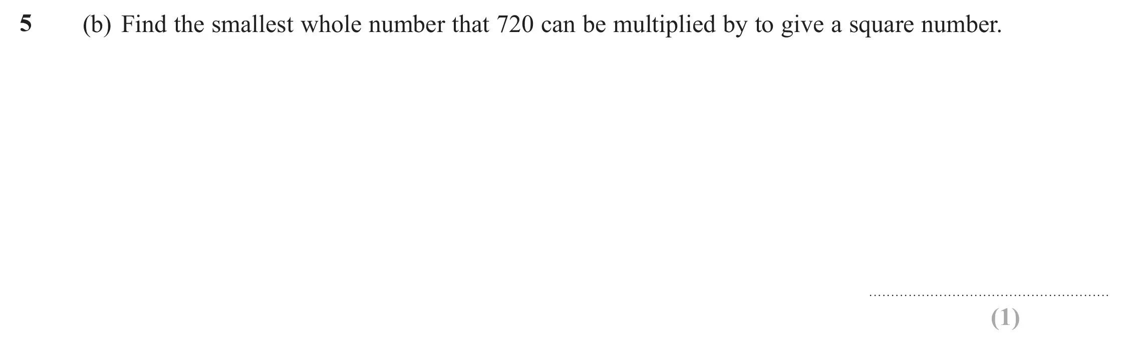 Question 5(b) - Edexcel IGCSE Maths Past Papers - Higher Resit Calculator June 2019 - Paper 1