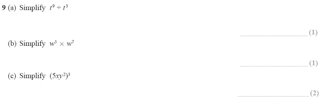 Question 09 - Edexcel IGCSE Maths Past Papers - Higher Resit Calculator June 2019 - Paper 1