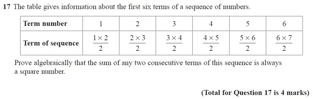 Question 17 - Edexcel IGCSE Maths Past Papers - Higher Resit Calculator June 2019 - Paper 2