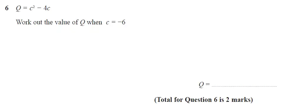 Question 06 - Edexcel IGCSE Maths Past Papers - B Resit Calculator June 2019 - Paper 1