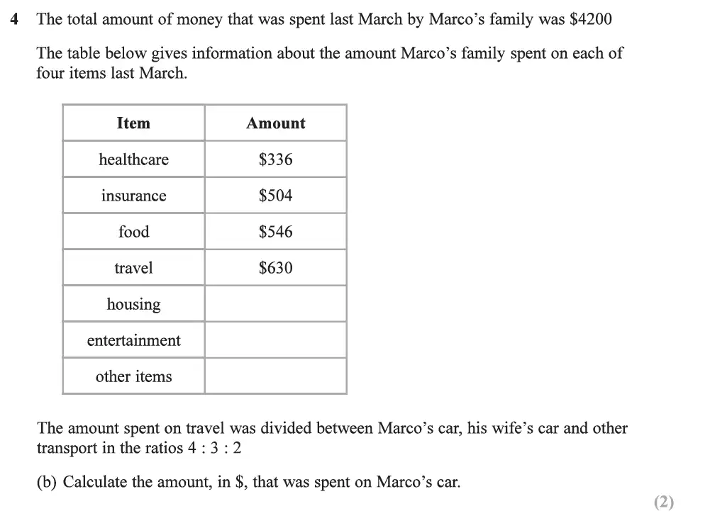 Question 11 - Edexcel IGCSE Maths Past Papers - B Resit Calculator June 2019 - Paper 2