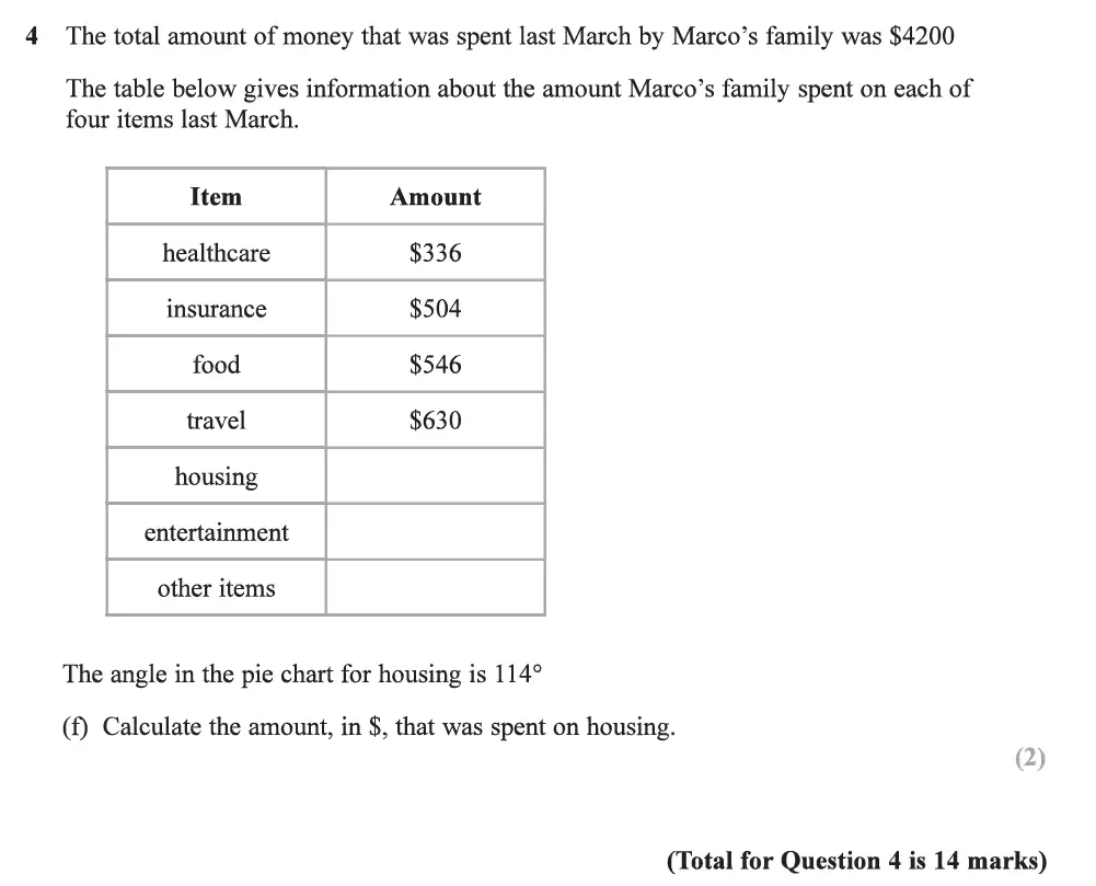 Question 15 - Edexcel IGCSE Maths Past Papers - B Resit Calculator June 2019 - Paper 2