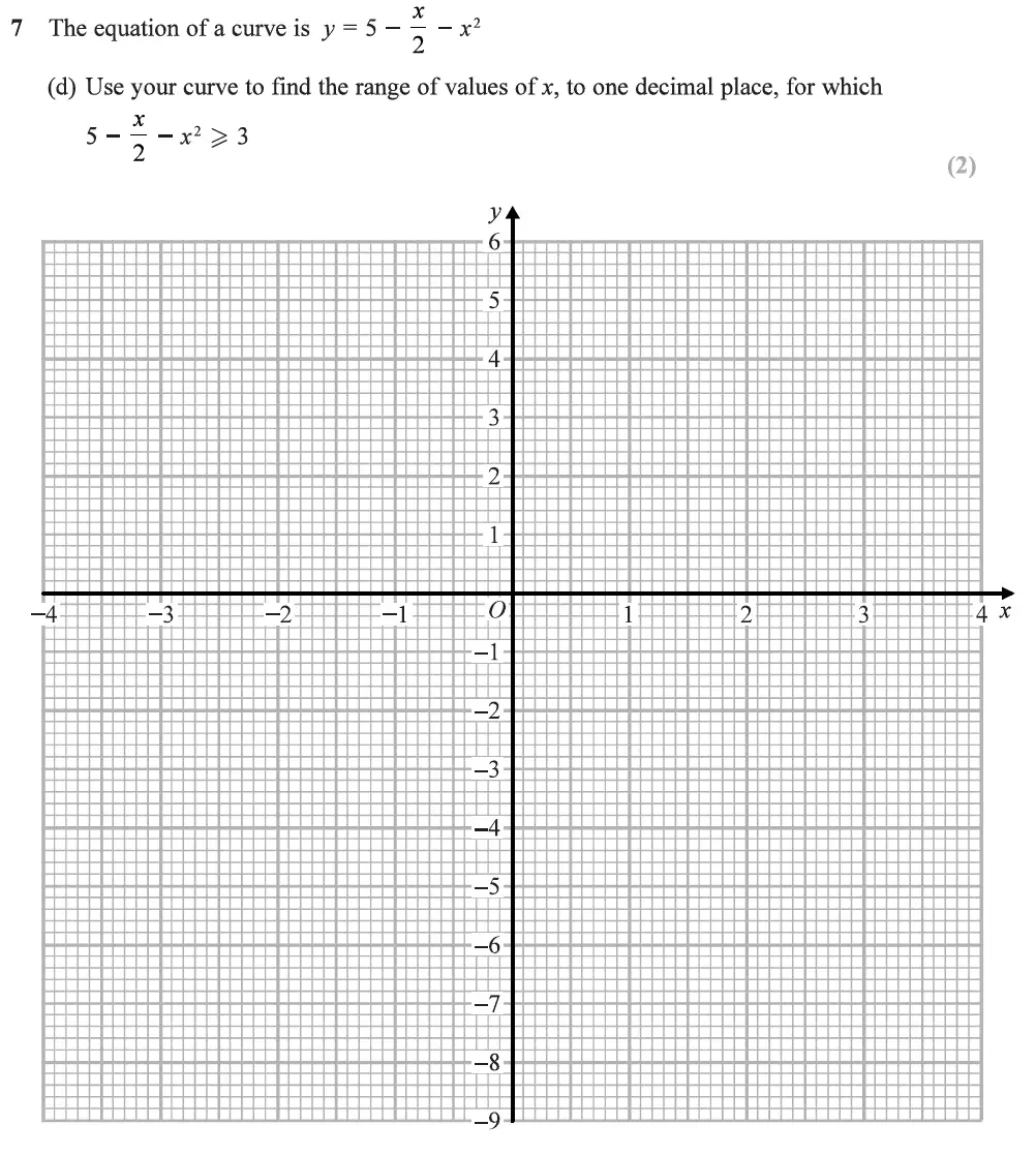 Question 25 - Edexcel IGCSE Maths Past Papers - B Resit Calculator June 2019 - Paper 2