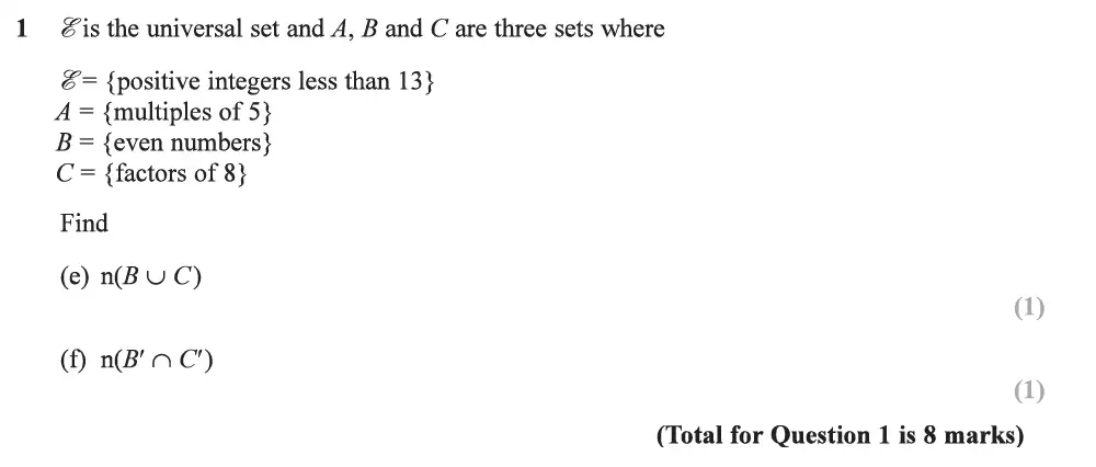 Question 03 - Edexcel IGCSE Maths Past Papers - B Resit Calculator June 2019 - Paper 2