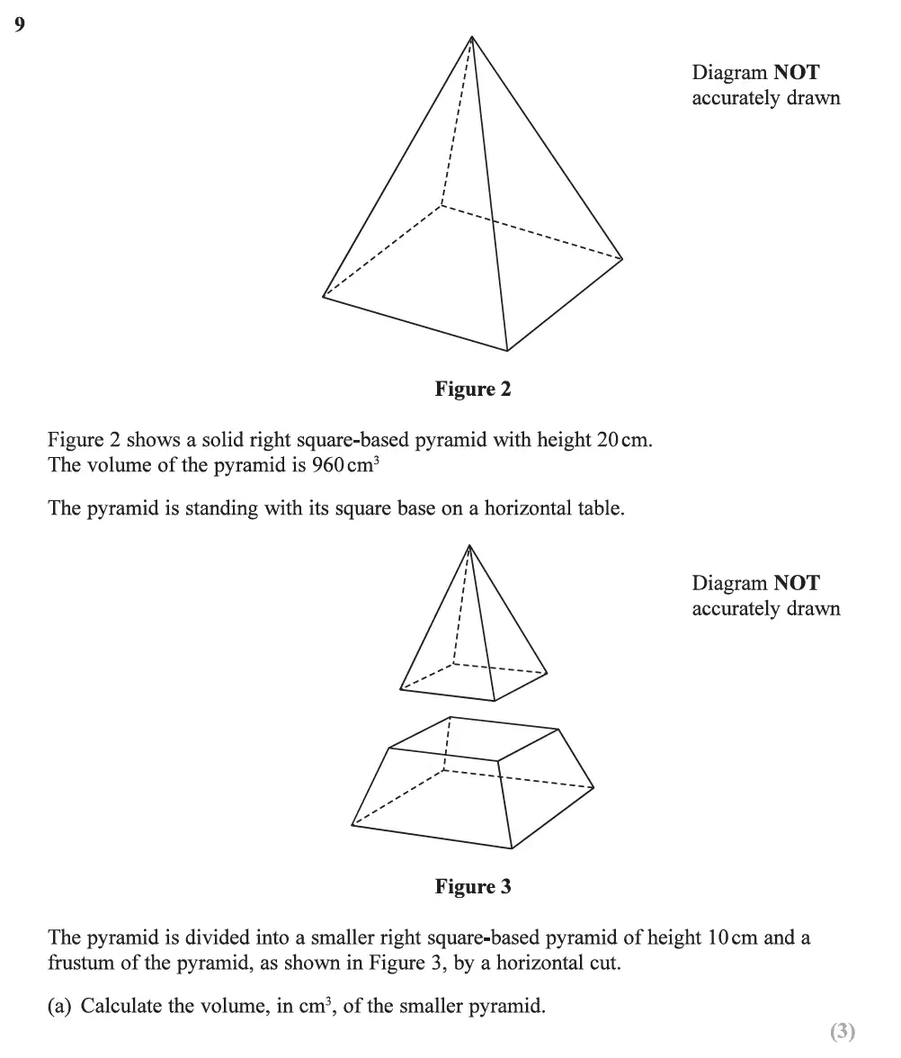 Question 32 - Edexcel IGCSE Maths Past Papers - B Resit Calculator June 2019 - Paper 2