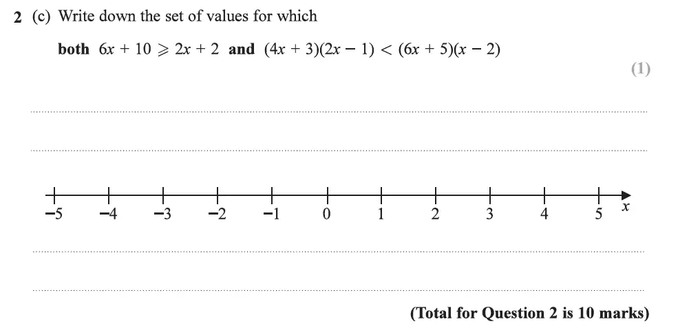 Question 06 - Edexcel IGCSE Maths Past Papers - B Resit Calculator June 2019 - Paper 2