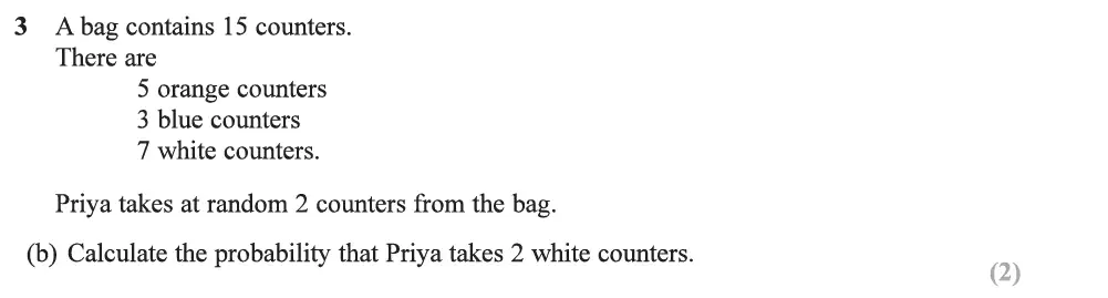 Question 08 - Edexcel IGCSE Maths Past Papers - B Resit Calculator June 2019 - Paper 2
