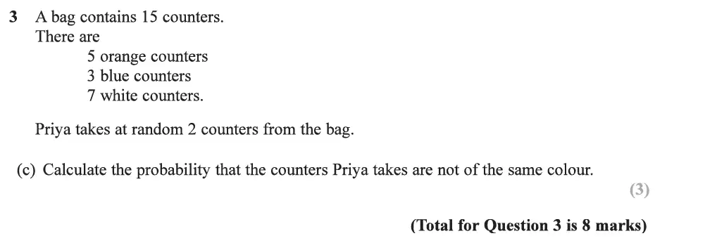 Question 09 - Edexcel IGCSE Maths Past Papers - B Resit Calculator June 2019 - Paper 2
