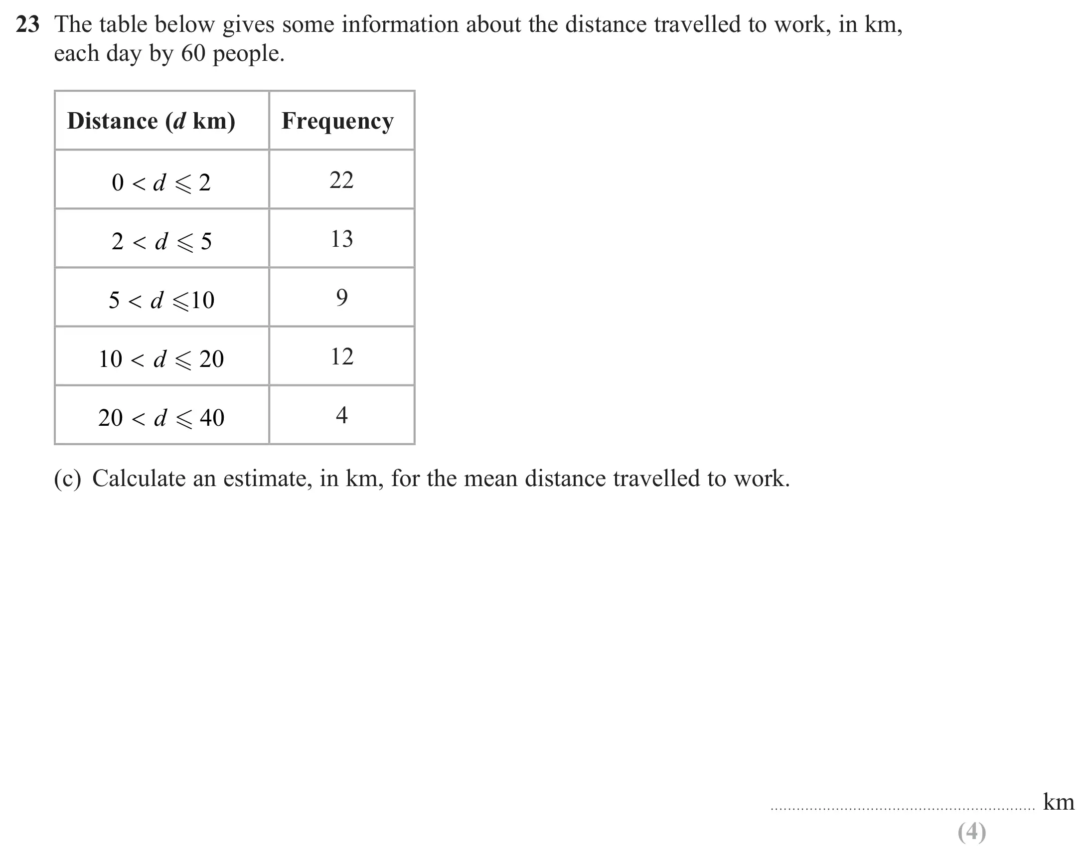 Question 23(c) - Edexcel IGCSE Maths Past Papers - B Calculator June 2024 - Paper 1