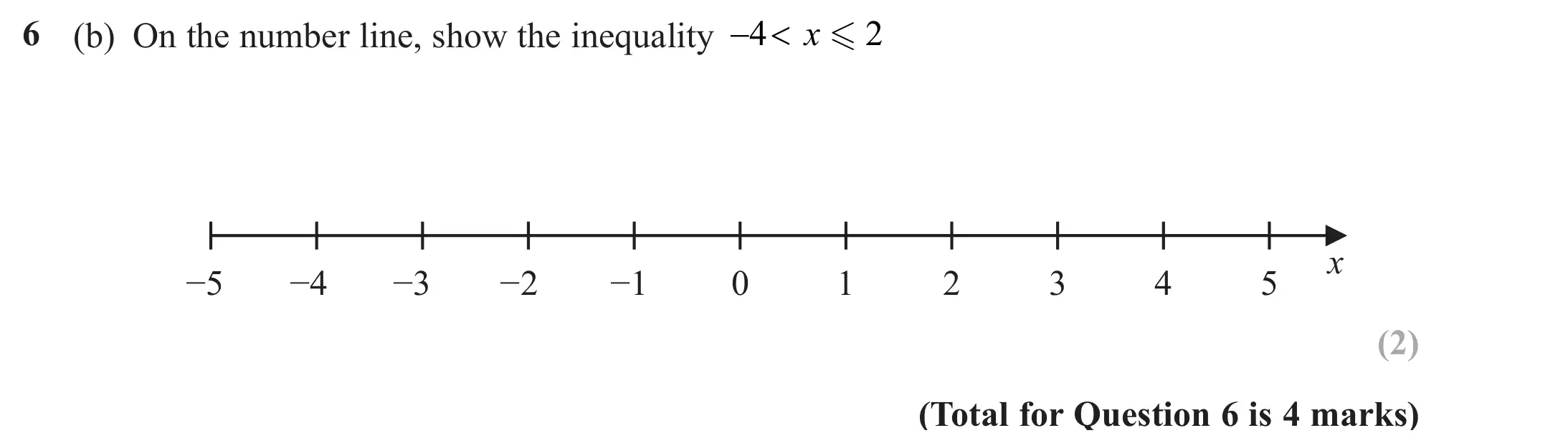 Question 6(b) - Edexcel IGCSE Maths Past Papers - B Calculator June 2024 - Paper 1