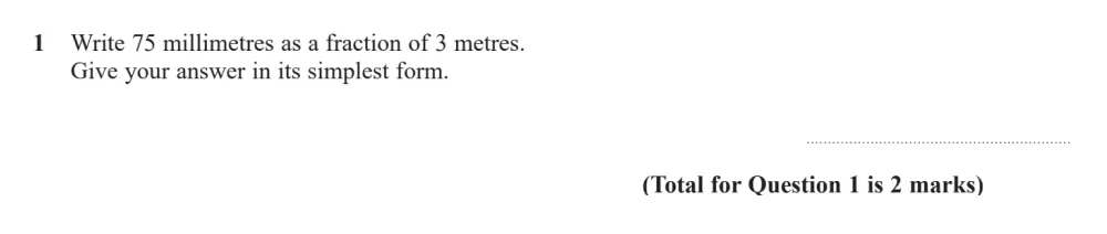 Question 01 - Edexcel IGCSE Maths Past Papers - B Calculator June 2024 - Paper 1R