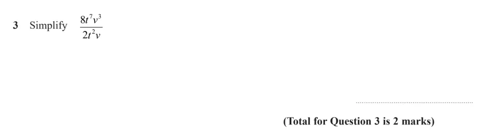 Question 03 - Edexcel IGCSE Maths Past Papers - B Calculator June 2024 - Paper 1R