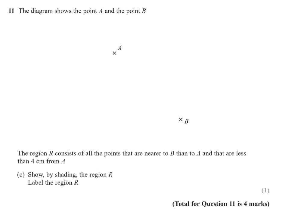 Question 11(c) - Edexcel IGCSE Maths Past Papers - B Calculator June 2024 - Paper 1R