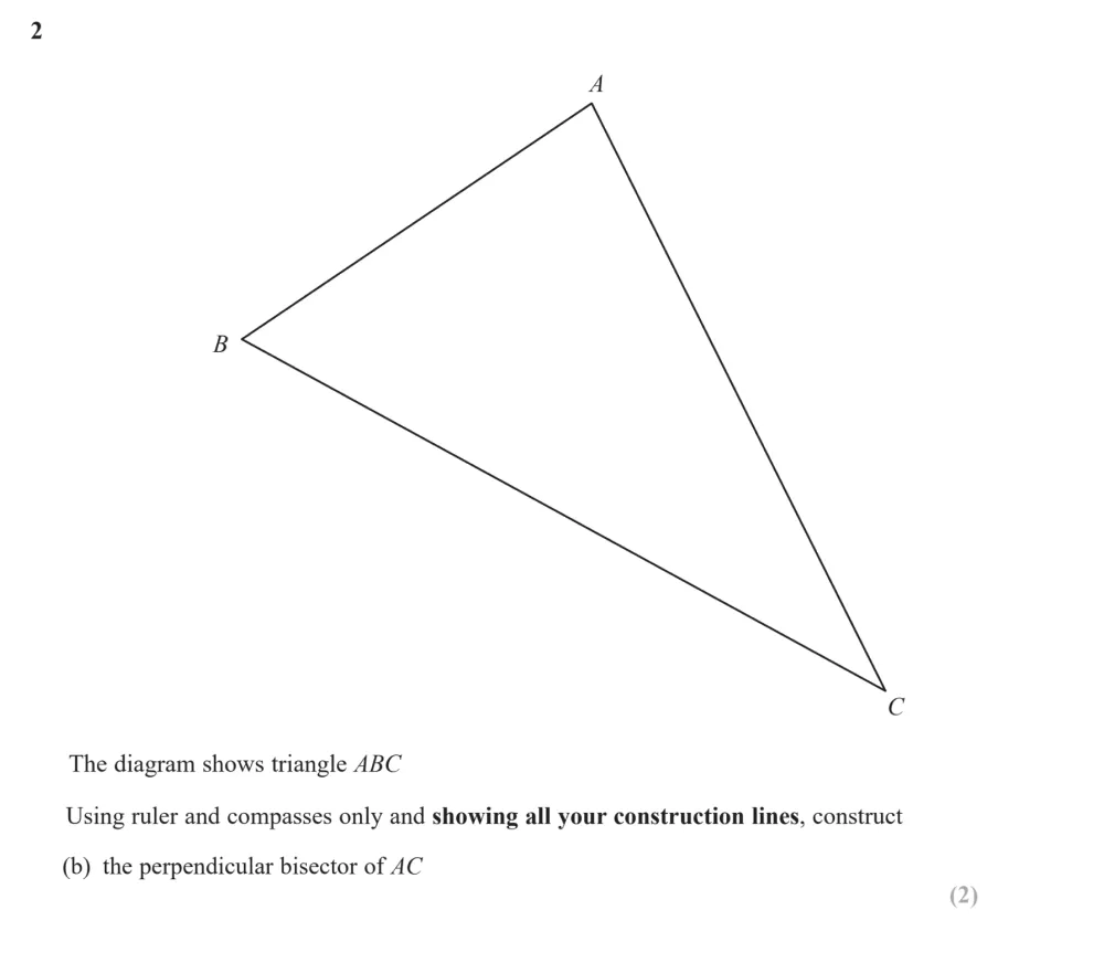 Question 02(b) - Edexcel IGCSE Maths Past Papers - B Calculator June 2024 - Paper 2