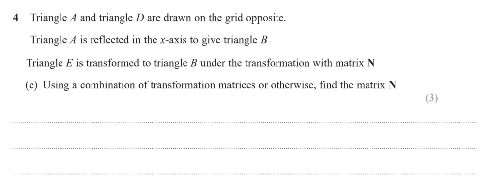 Question 04(e) - Edexcel IGCSE Maths Past Papers - B Calculator June 2024 - Paper 2