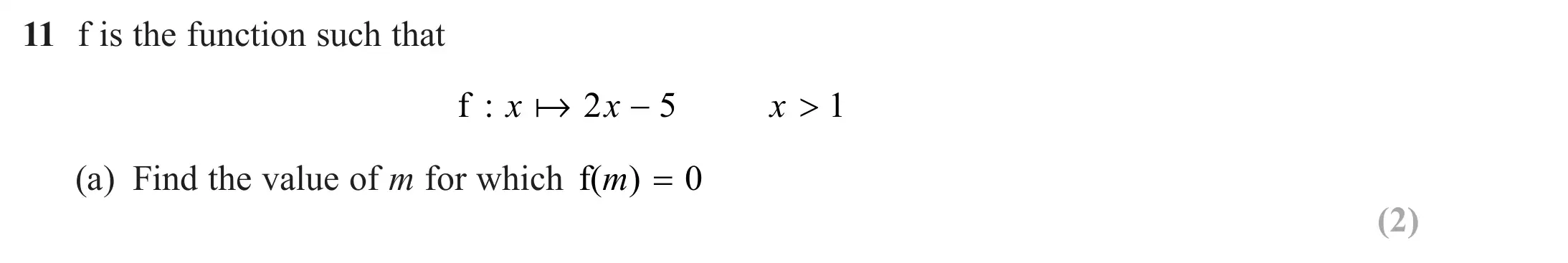 Question 11(a) - Edexcel IGCSE Maths Past Papers - B Calculator June 2024 - Paper 2