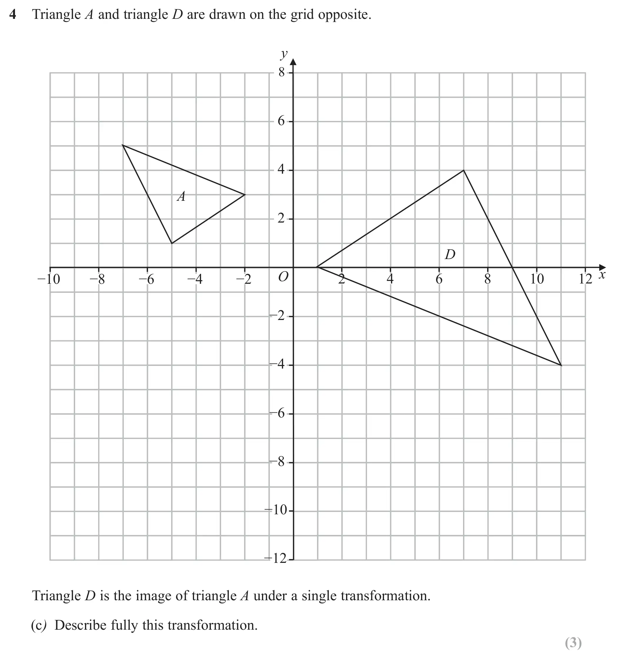 Question 4(c) - Edexcel IGCSE Maths Past Papers - B Calculator June 2024 - Paper 2