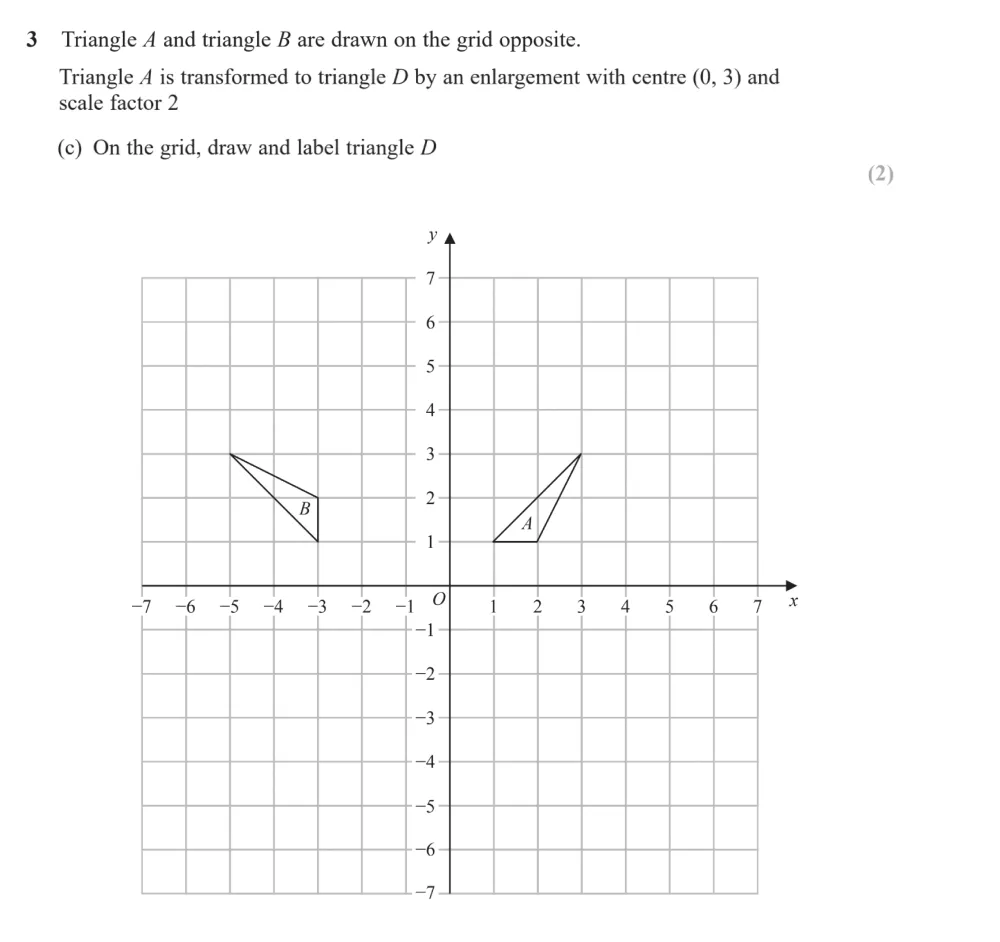 Question 03(c) - Edexcel IGCSE Maths Past Papers - B Calculator June 2024 - Paper 2R