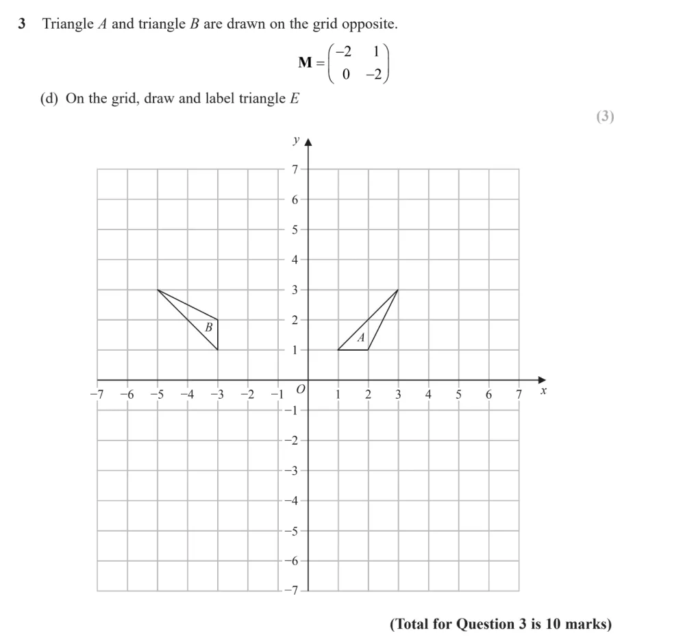 Question 03(d) - Edexcel IGCSE Maths Past Papers - B Calculator June 2024 - Paper 2R