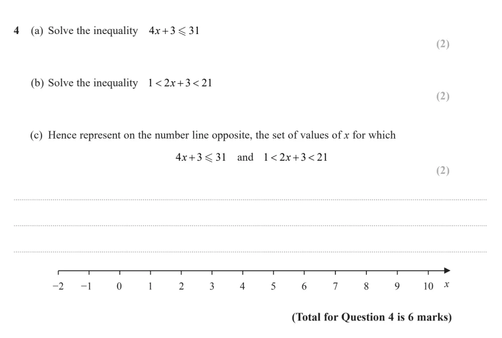 Question 04(a, b, c) - Edexcel IGCSE Maths Past Papers - B Calculator June 2024 - Paper 2R