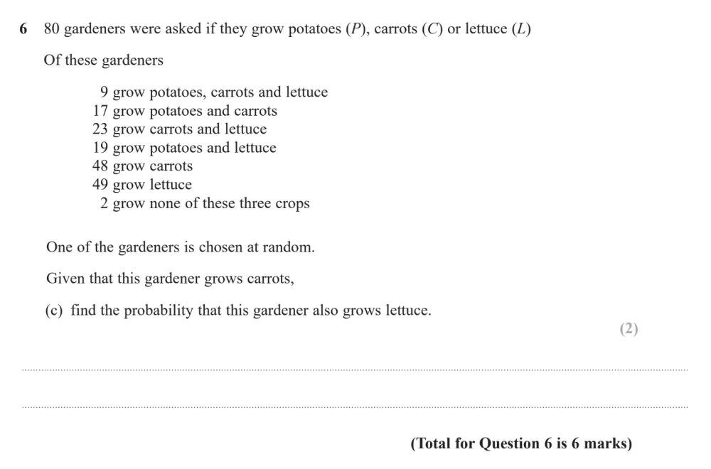 Question 06(c) - Edexcel IGCSE Maths Past Papers - B Calculator June 2024 - Paper 2R
