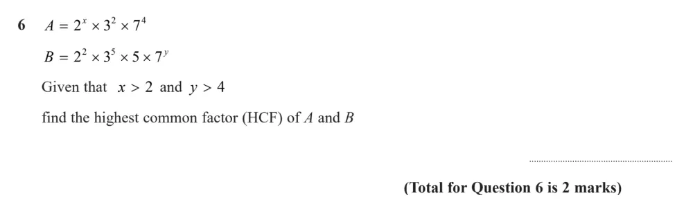 Question 06 - Edexcel IGCSE Maths Past Papers - B Calculator November 2024 - Paper 1