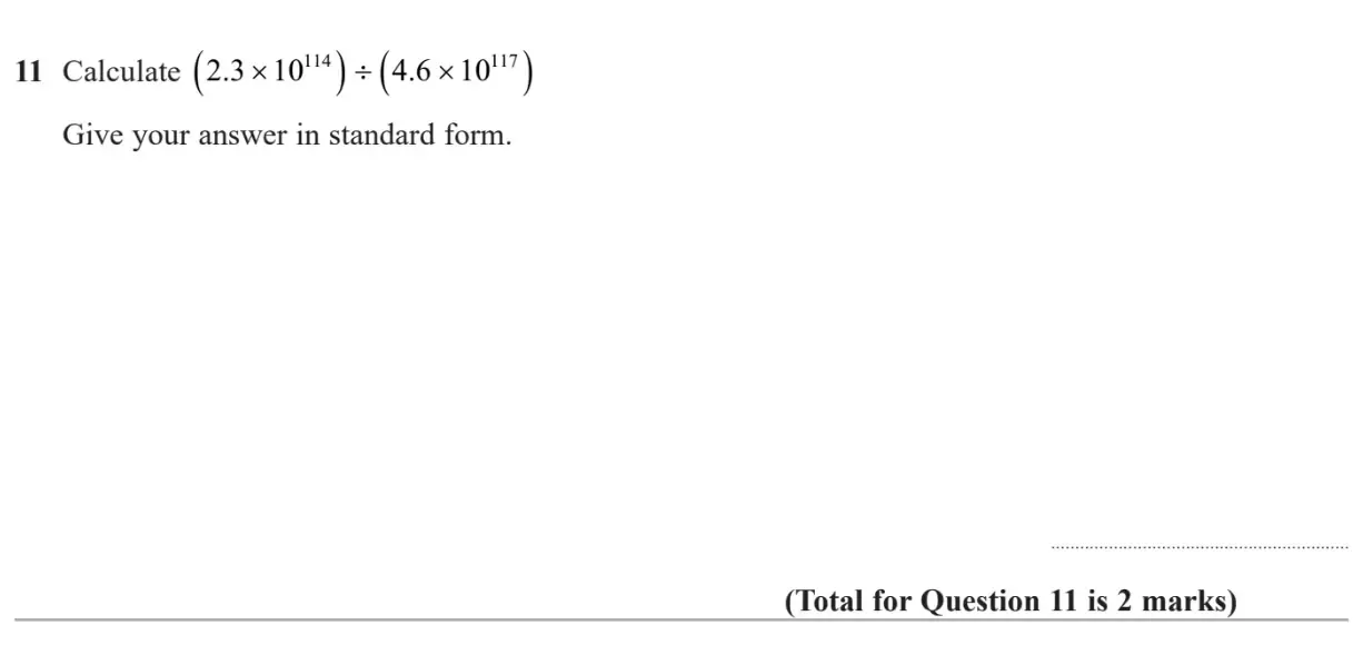 Question 11 - Edexcel IGCSE Maths Past Papers - B Calculator November 2024 - Paper 1