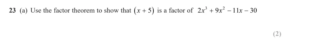 Question 23(a) - Edexcel IGCSE Maths Past Papers - B Calculator November 2024 - Paper 1
