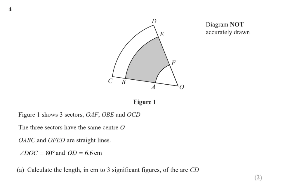 Question 04(a) - Edexcel IGCSE Maths Past Papers - B Calculator November 2024 - Paper 2