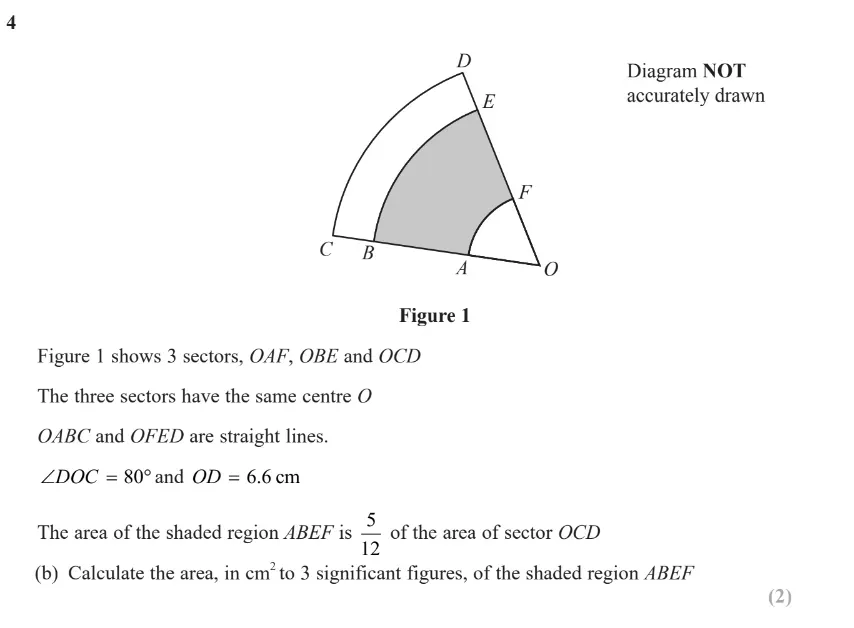 Question 04(b) - Edexcel IGCSE Maths Past Papers - B Calculator November 2024 - Paper 2