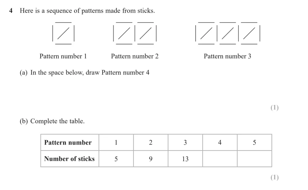 Question 04(a, b) - Edexcel IGCSE Maths Past Papers - Foundation Calculator June 2023 - Paper 2