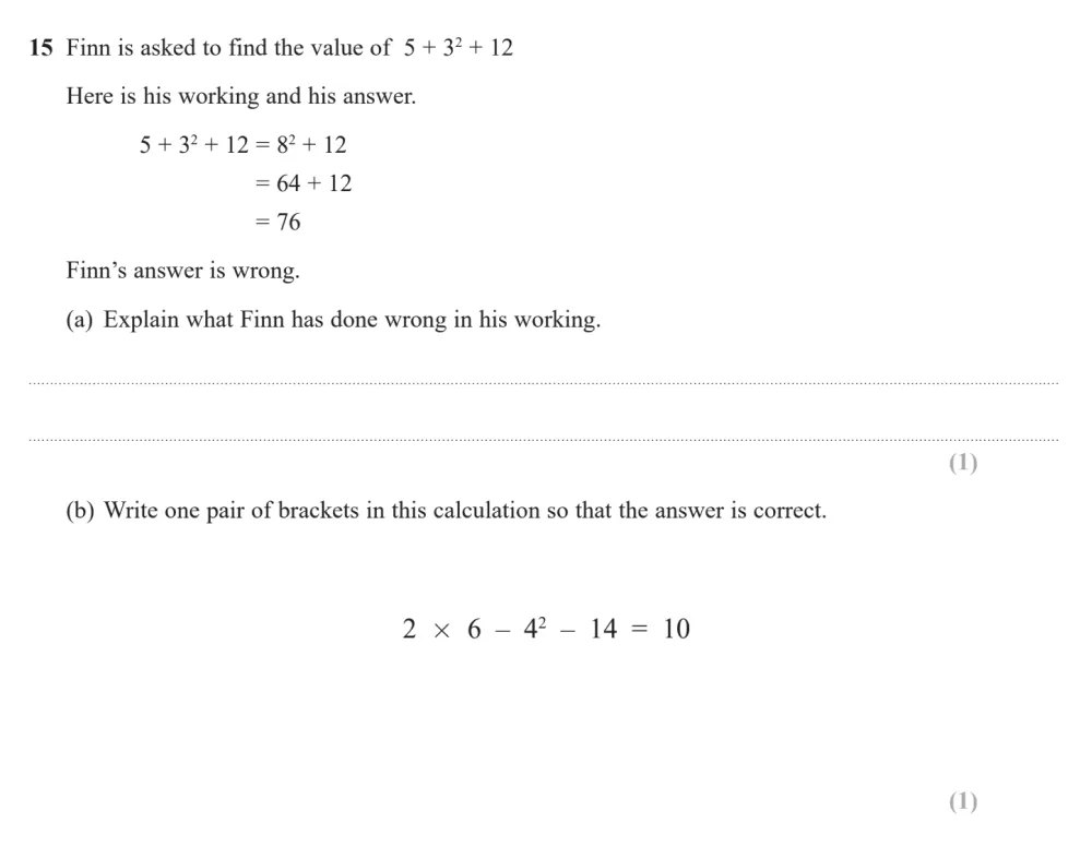 Question 15(a, b) - Edexcel IGCSE Maths Past Papers - Foundation Calculator June 2023 - Paper 2