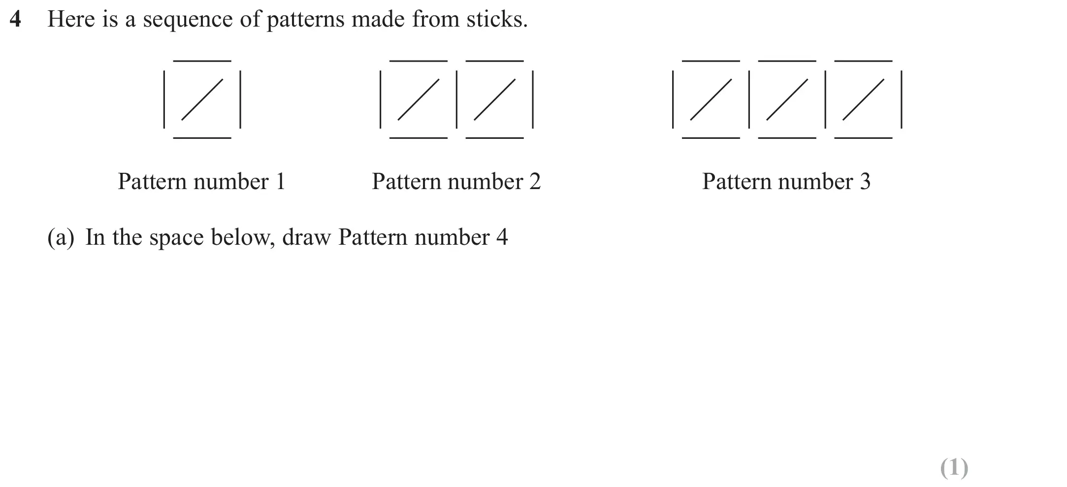 Question 4(a) - Edexcel IGCSE Maths Past Papers - Foundation Calculator June 2023 - Paper 2