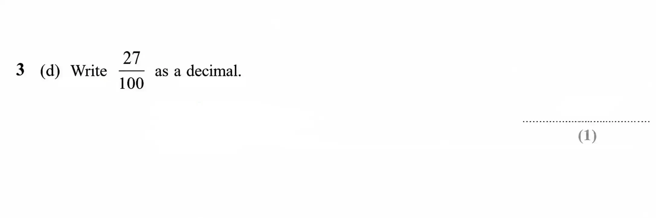 Question 03(d) - Edexcel IGCSE Maths Past Paper - Foundation Calculator June 2024 - Paper 2