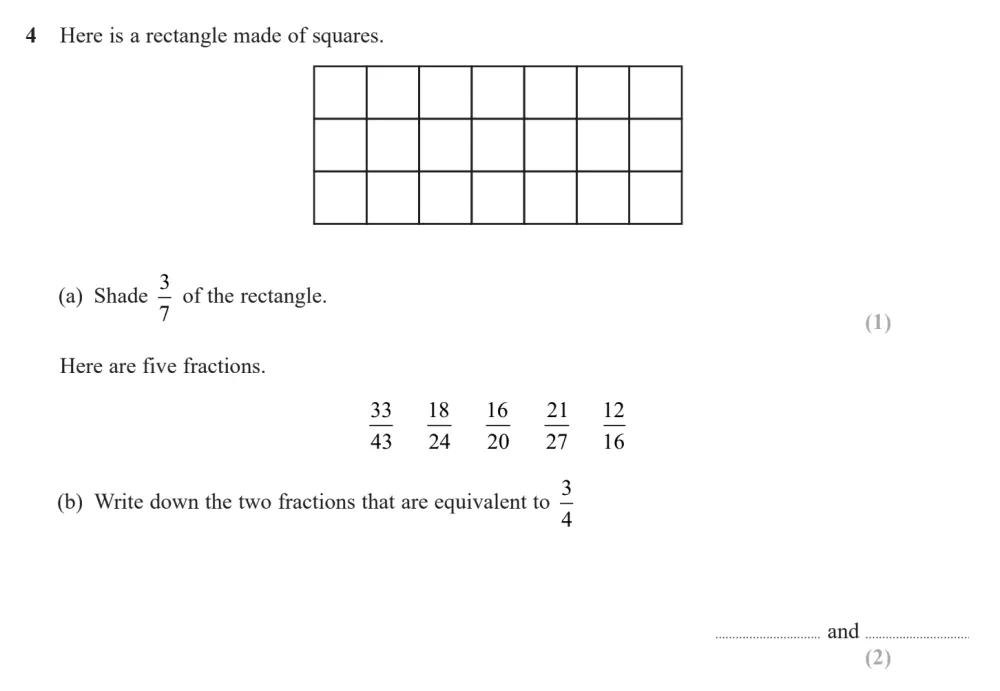Question 04(a, b) - Edexcel IGCSE Maths Past Paper - Foundation Calculator November 2024 - Paper 2