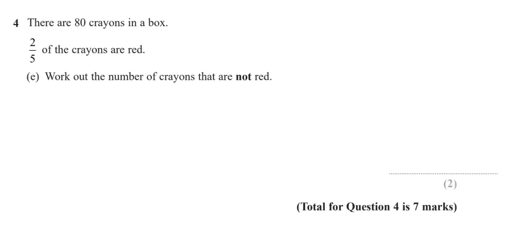 Question 04(e) - Edexcel IGCSE Maths Past Paper - Foundation Calculator November 2024 - Paper 2