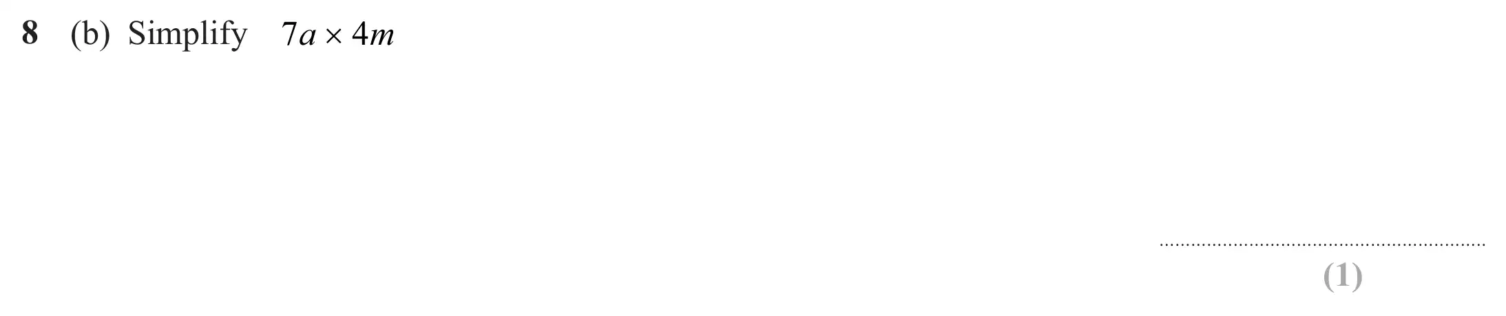 Question 8(b) - Edexcel IGCSE Maths Past Paper - Foundation Calculator November 2024 - Paper 2
