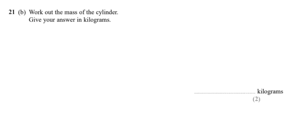 Question 21(b) - Edexcel IGCSE Maths Past Paper - Foundation Resit Calculator June 2024 - Paper 1