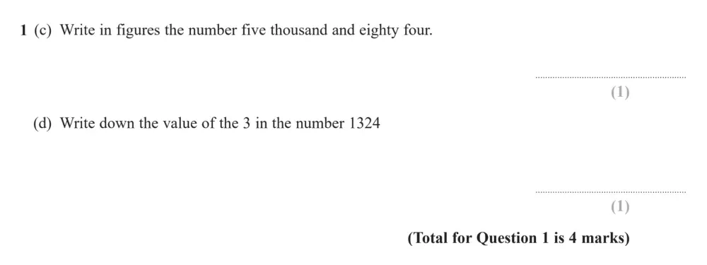 Question 01(c)(d) - Edexcel IGCSE Maths Past Paper - Foundation Resit Calculator June 2024 - Paper 2