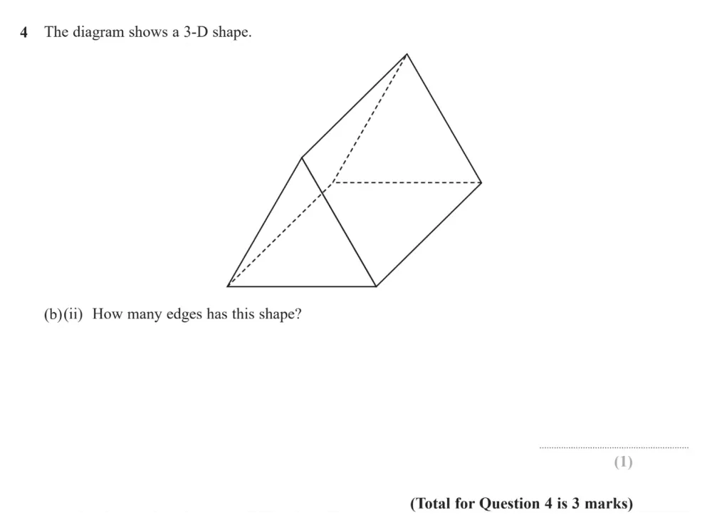 Question 04(b)(ii) - Edexcel IGCSE Maths Past Paper - Foundation Resit Calculator June 2024 - Paper 2