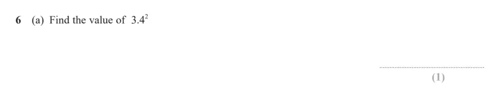 Question 06(a) - Edexcel IGCSE Maths Past Paper - Foundation Resit Calculator June 2024 - Paper 2