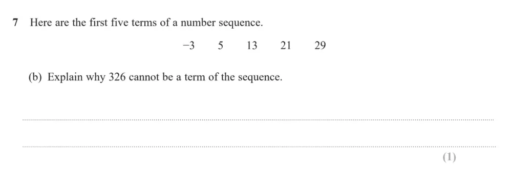 Question 07(b) - Edexcel IGCSE Maths Past Paper - Foundation Resit Calculator June 2024 - Paper 2
