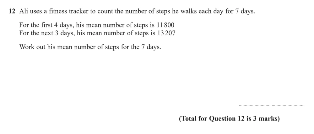 Question 12 - Edexcel IGCSE Maths Past Paper - Higher Calculator June 2024 - Paper 2