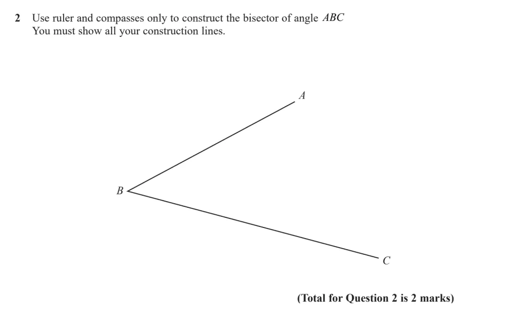 Question 02 - Edexcel IGCSE Maths Past Paper - Higher Calculator November 2024 - Paper 1