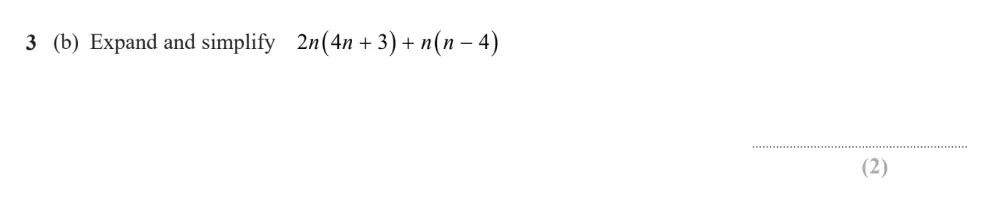 Question 03(b) - Edexcel IGCSE Maths Past Paper - Higher Calculator November 2024 - Paper 1
