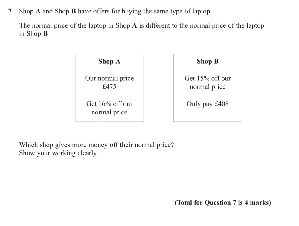 Question 07 - Edexcel IGCSE Maths Past Paper - Higher Calculator November 2024 - Paper 1