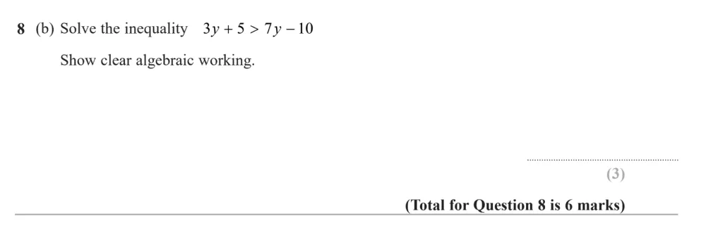 Question 08(b) - Edexcel IGCSE Maths Past Paper - Higher Calculator November 2024 - Paper 1
