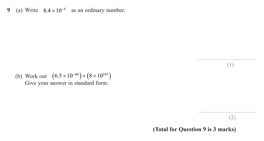Question 09(a, b) - Edexcel IGCSE Maths Past Paper - Higher Calculator November 2024 - Paper 1