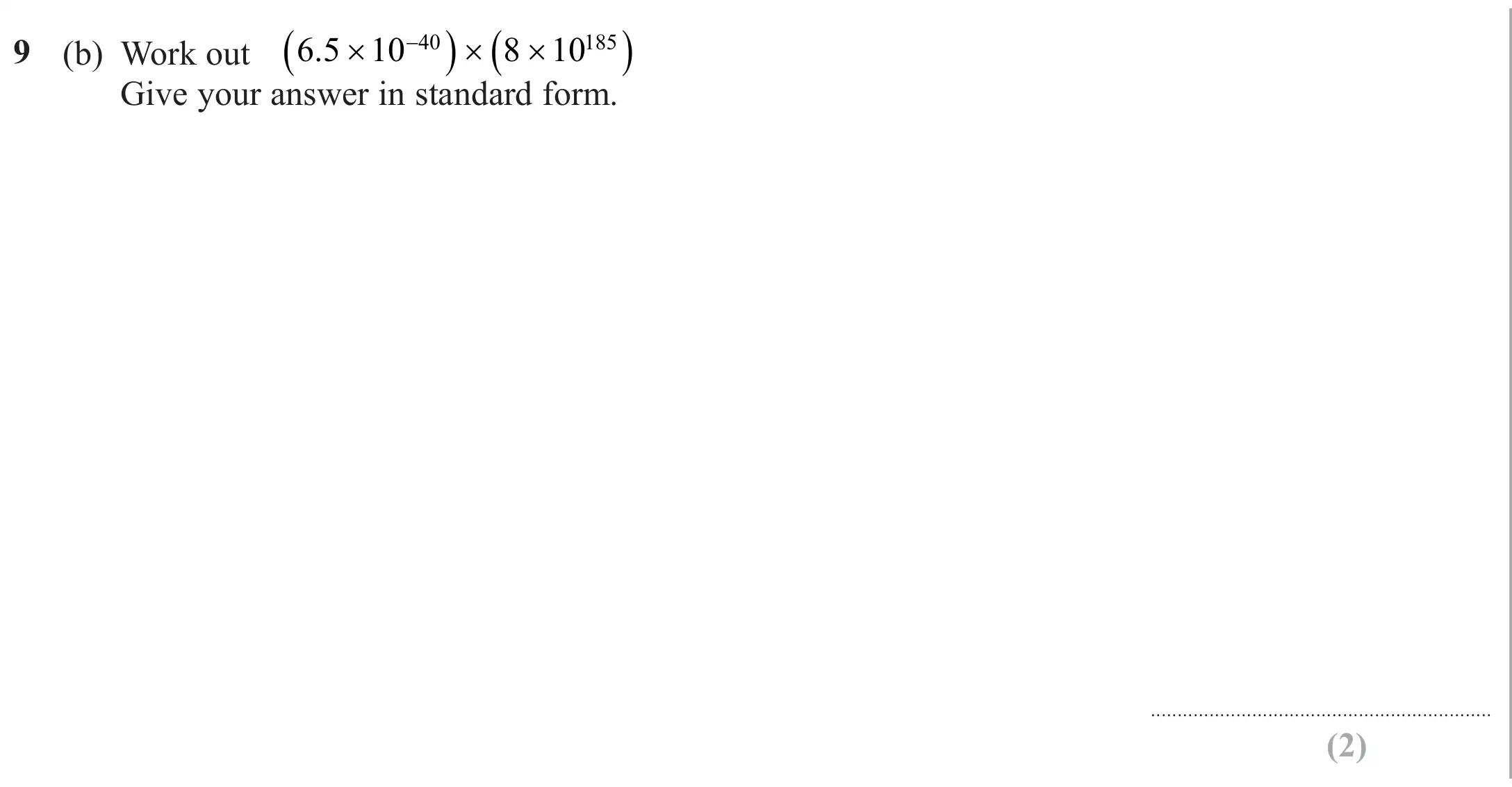 Question 9(b) - Edexcel IGCSE Maths Past Paper - Higher Calculator November 2024 - Paper 1