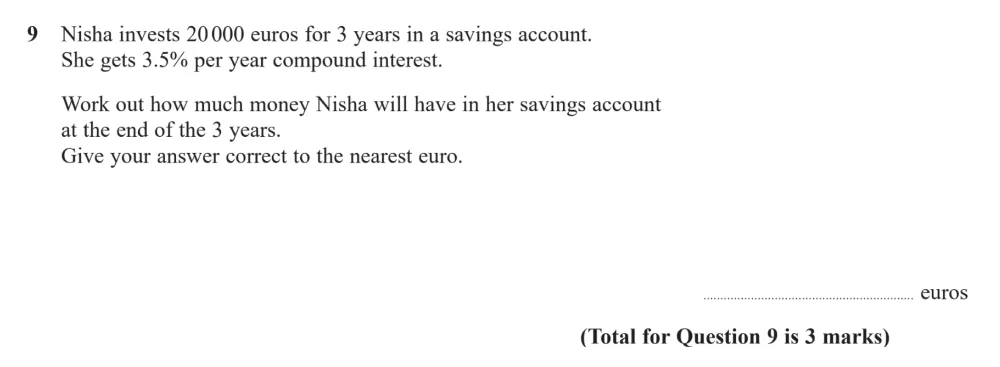 Question 09 - Edexcel IGCSE Maths Past Papers - Higher Calculator November 2024 - Paper 2